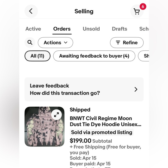 BNWT CIVIL REGIME CRANBERRY MARBLE WASH MEDIUM MENS UNISEX TIE DYE HOODIE - Picture 16 of 16